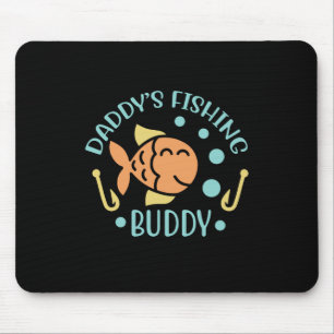 Fishing Art Daddy Fishing Friends Mouse Pad