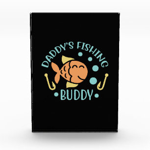 Fishing Art Daddy Fishing Friends Photo Block