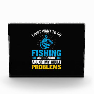 Fishing Art I Just Want To Go Fishing Photo Block