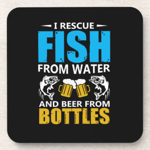 Fishing Art I Rescue Fish From Water Coaster