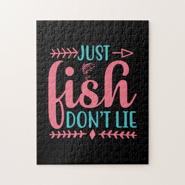 Fishing Art Just Fish Jigsaw Puzzle (Vertical)