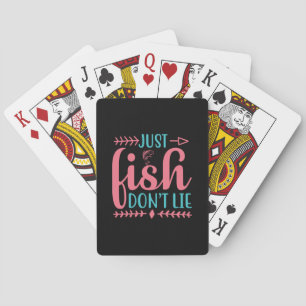 Fishing Art Just Fish Playing Cards