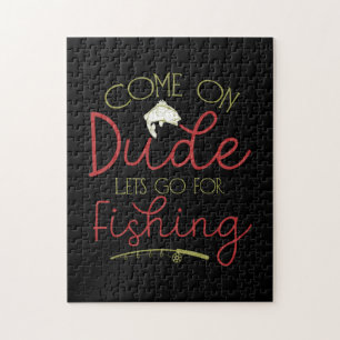 Fishing Art Let Go For Fishing Jigsaw Puzzle