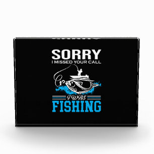 Fishing Art Sorry I Was Fishing Photo Block