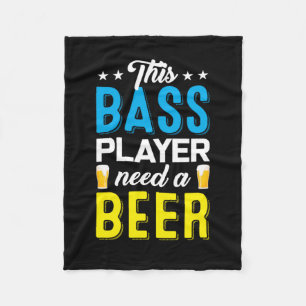 Fishing Art This Fisher Need A Beer Fleece Blanket