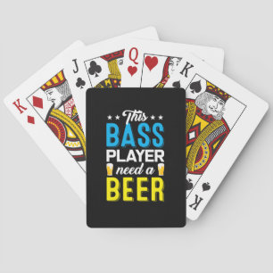 Fishing Art This Fisher Need A Beer Playing Cards