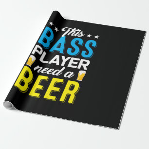 Fishing Art This Fisher Need A Beer Wrapping Paper
