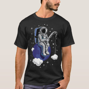 Fishing Astronaut T-Shirt – Funny Space