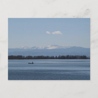 Fishing at Barr Lake State Park Colorado Postcard