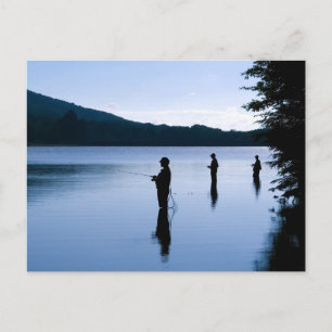 Fishing at Daybreak Postcard