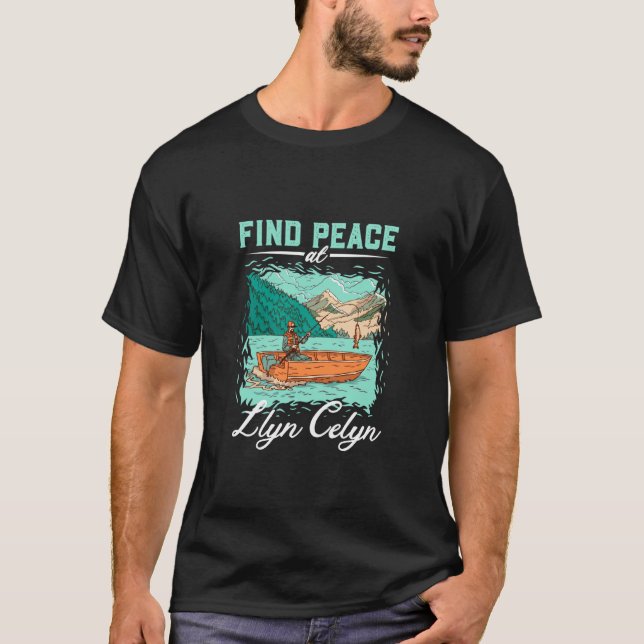 Fishing at Llyn Celyn T-Shirt (Front)