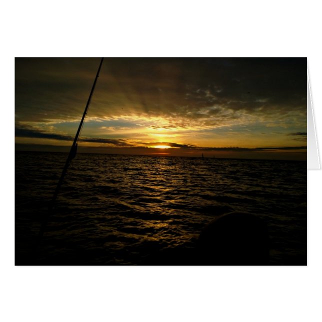 Fishing at Sunset (Front Horizontal)