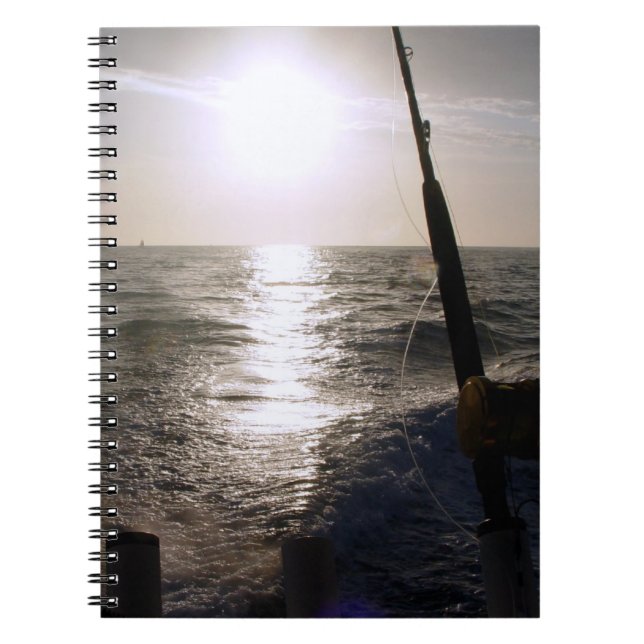 Fishing at Sunset Notebook (Front)