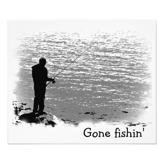 Fishing at the Lake Photo Print (Front)