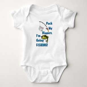 FISHING! baby Baby Bodysuit