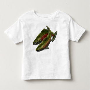 Fishing Baby Shirt Salmon Fisherman Toddler Shirt