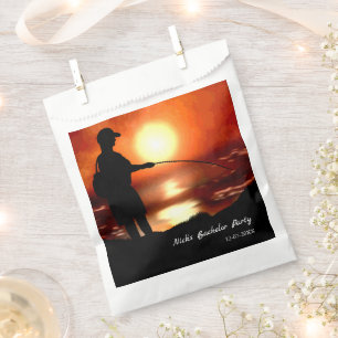Fishing bachelor party Fishing lover Fishing party Favour Bag