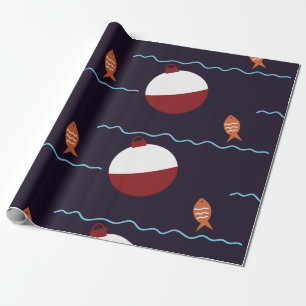 Fishing Bait Wrapping Paper