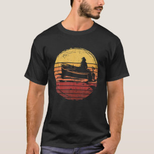 Fishing Bass Fisherman Fishing Dad Retro Vintage T-Shirt
