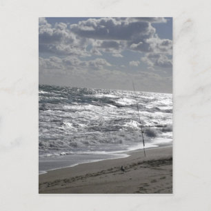Fishing Beaches and Dreams Postcard