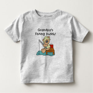 Fishing-Bear Grandpa's Fishing Buddy Tshirts