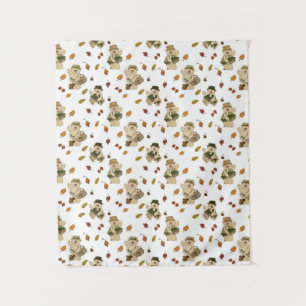 FISHING BEAR TAPESTRY