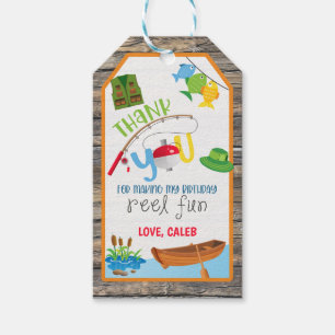 Fishing Birthday Favour Tag