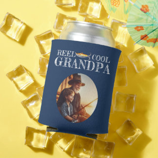 Fishing Birthday Gift for Grandpa Can Cooler
