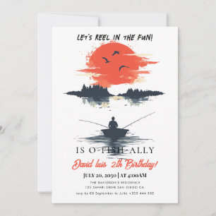 fishing  Birthday Invitation
