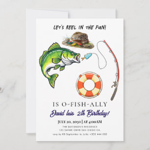 fishing  Birthday Invitation