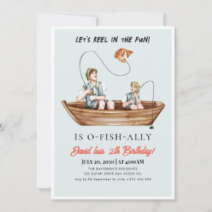 fishing  Birthday Invitation