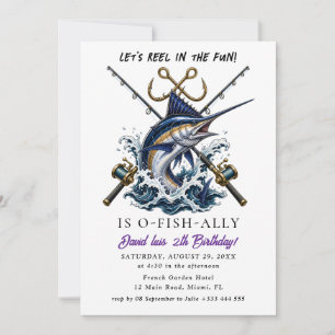 fishing  Birthday Invitation