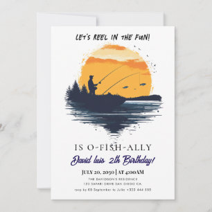 fishing  Birthday Invitation