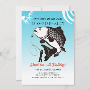fishing  Birthday Invitation