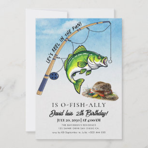 fishing  Birthday Invitation
