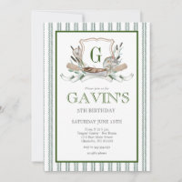 Fishing Birthday invitation