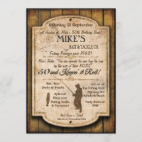 Fishing Birthday Invitation