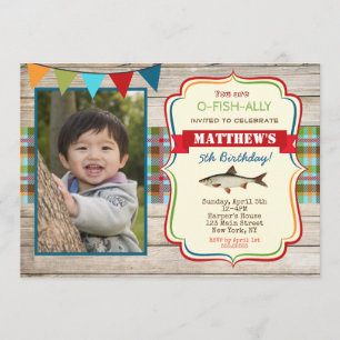 Fishing Birthday Invitations