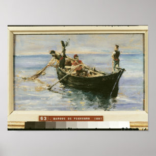 Fishing Boat, 1881 Poster