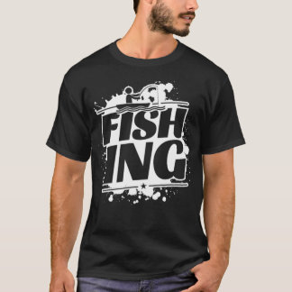 Fishing Boat Angler Fishing (2) fish  T-Shirt