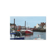 Fishing Boat Atlas in Whitby Harbor England