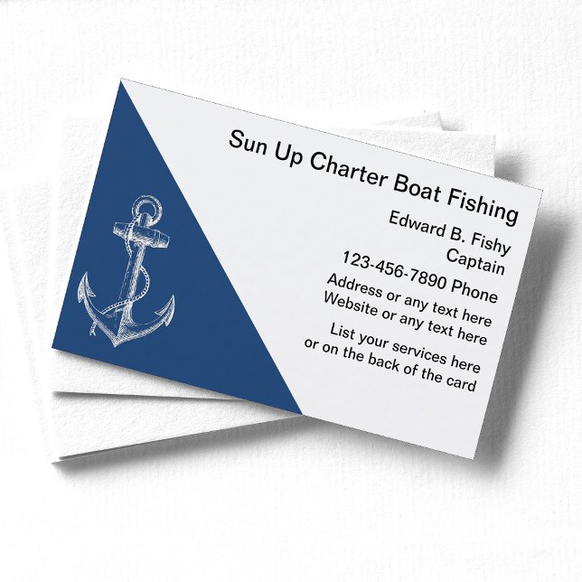 Fishing Boat Business Cards (Creator Uploaded)