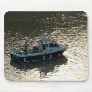 Fishing Boat, Cardiff Bay Mouse Pad