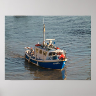 Fishing Boat, Cardiff Bay, Poster