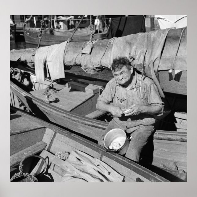 Fishing boat cook - Christmas 1938 Poster (Front)