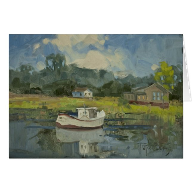 Fishing Boat in the Salt Marshes (Front Horizontal)