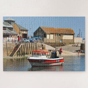 Fishing boat, Looe, Cornwall, England  Jigsaw Puzzle