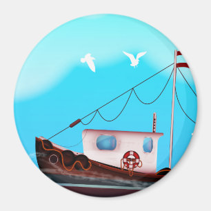 Fishing Boat Magnet