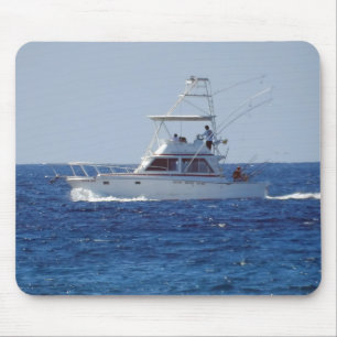 Fishing Boat Mouse Pad