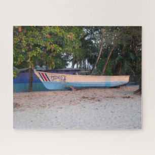 Fishing Boat on Tamarindo Beach, Costa Rica Jigsaw Puzzle